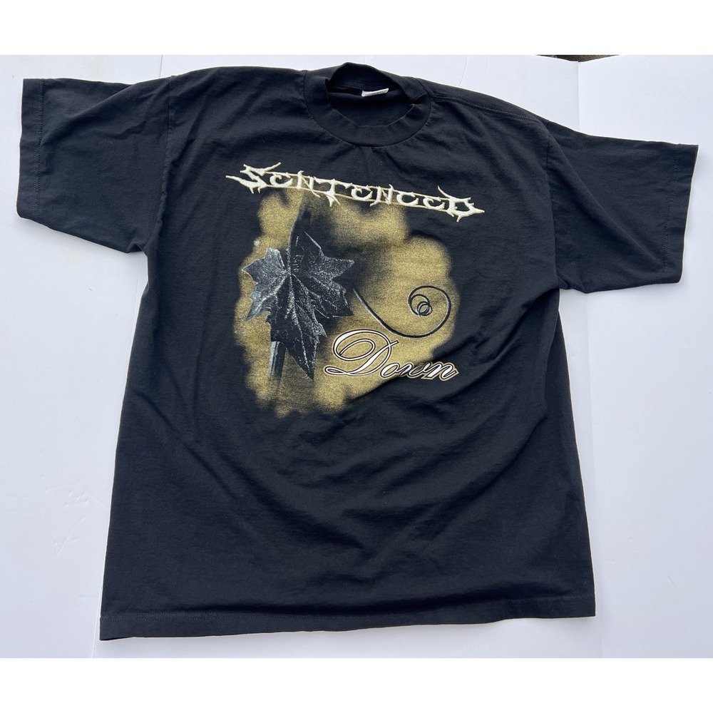 Vintage Sentenced Down T Shirt XL Murina USA Finnish Gothic Metal